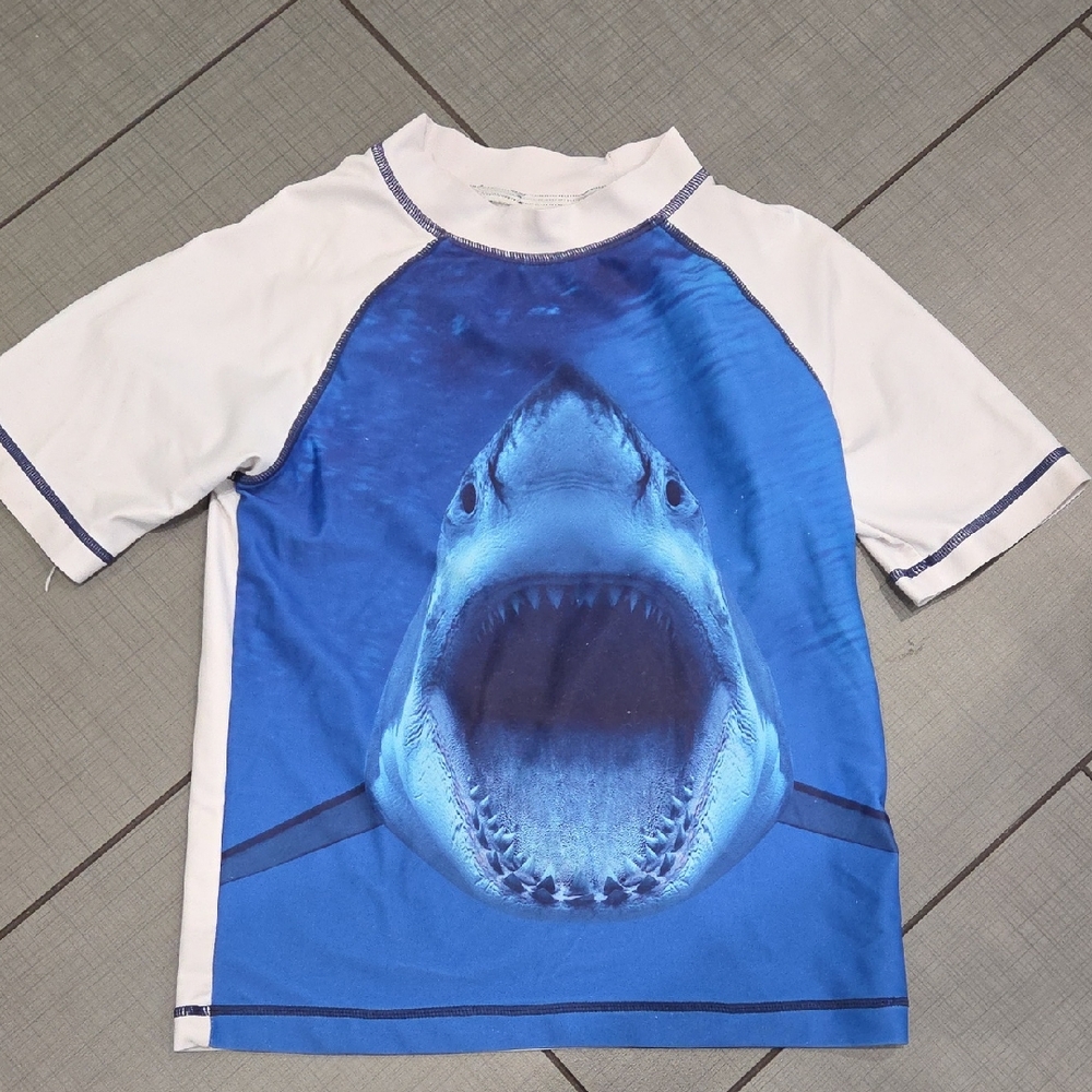 Joe Boxer Shark Rashguard Large 10/12